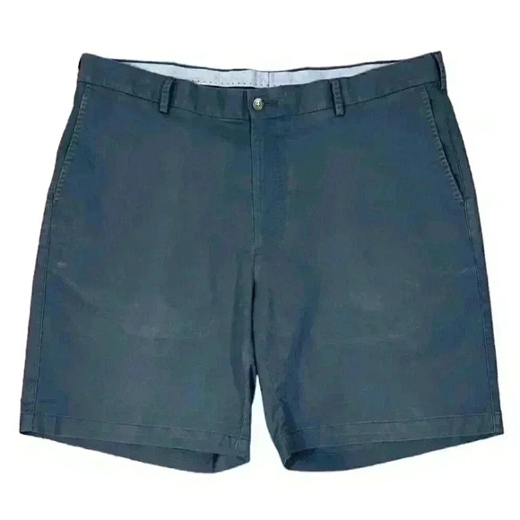 Peter Millar Men's Blue Flat Front Chino Shorts SIZE-38 - Picture 1 of 4
